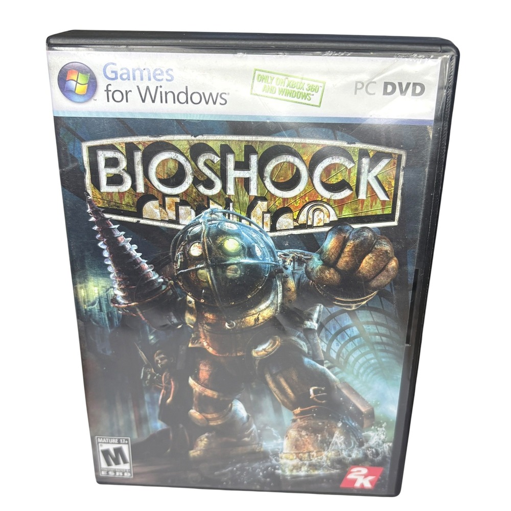 BioShock PC Games for Windows DVD-ROM 2007 First Person Shooter UNTESTED